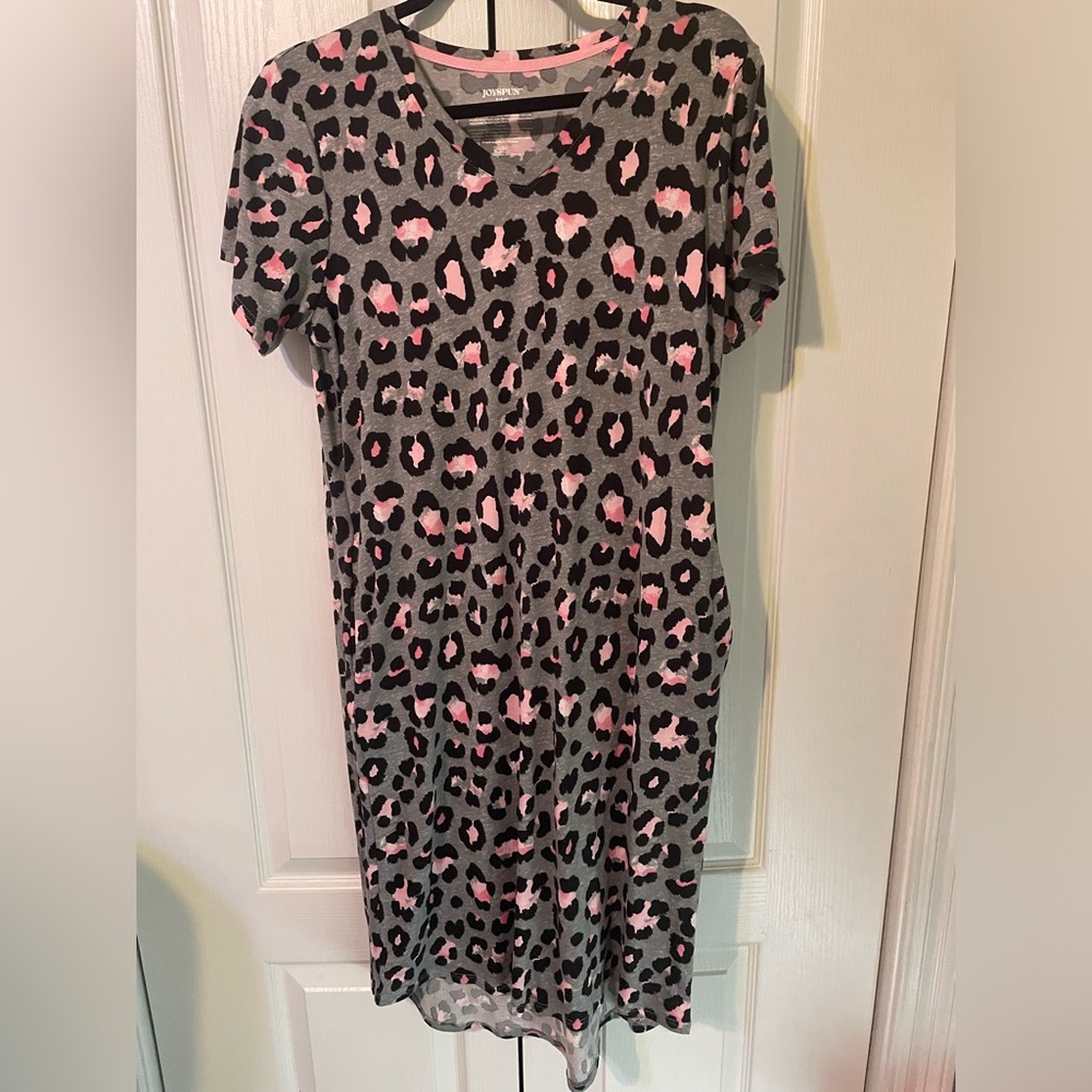 joyspun leopard dress